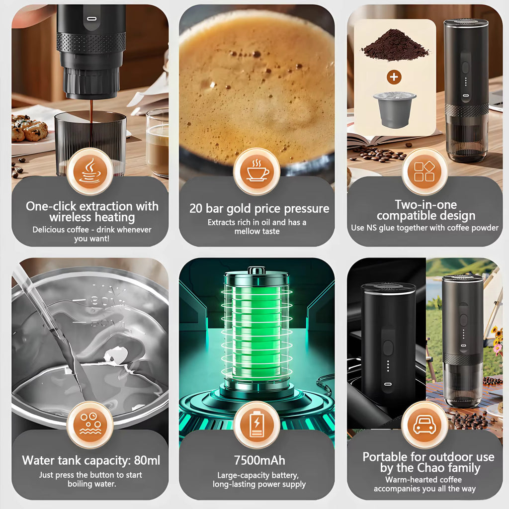 BRISE – Machine à Café Portable Premium
